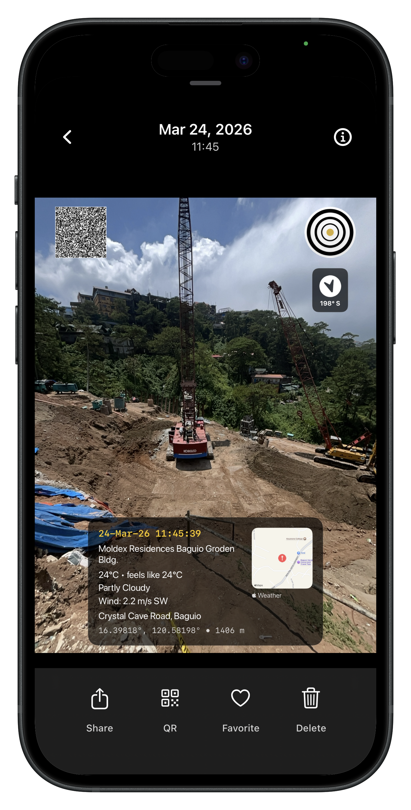 Lens capture with Content Credentials and sharing options on the review screen